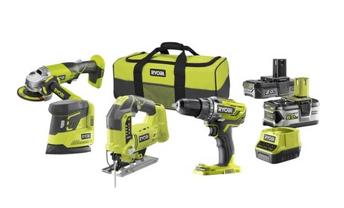 Zestaw elektronarzędzi Ryobi R18CK4B-252S