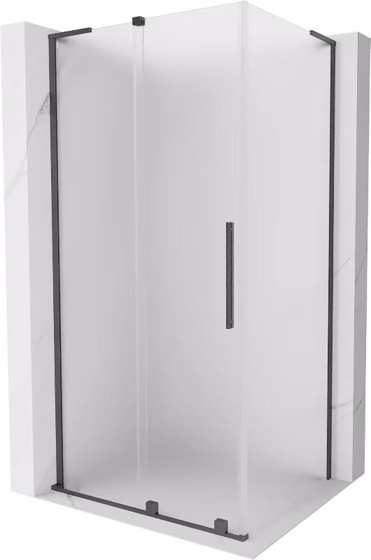 Kabina prysznicowa Mexen Velar L rozsuwana 90 x 80 cm szron gun gray szczotkowany 1 szt.