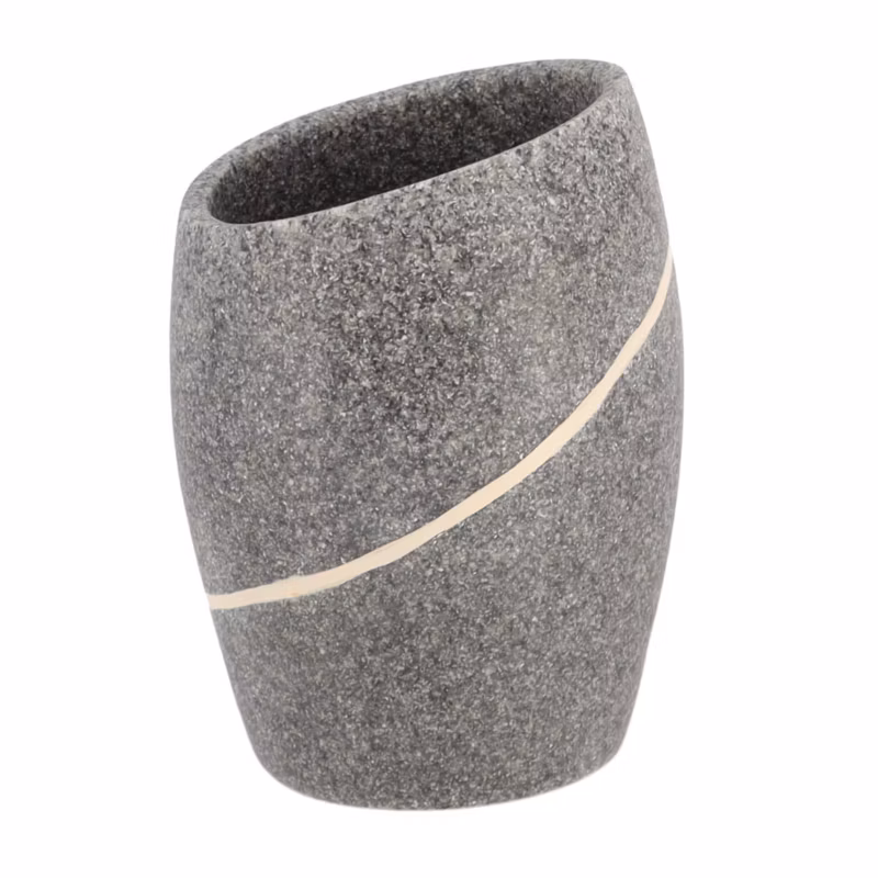 Kubek łazienkowy Caldarela Grey TENDANCE szary stojący 300 ml 1 szt.