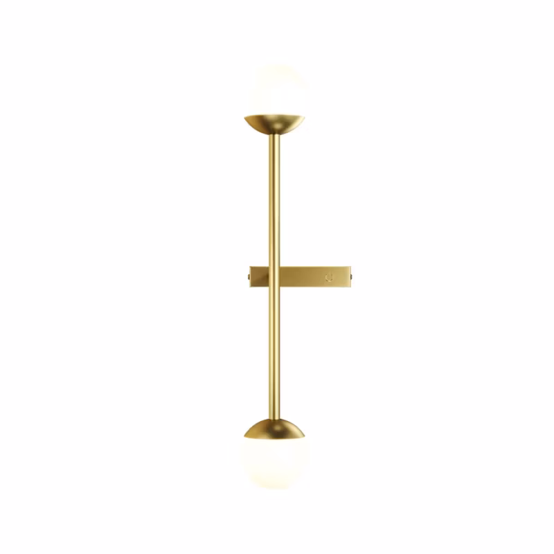 Kinkiet ścienny Maytoni Touch złoto-biały z włącznikiem LED 10W 3000K 900lm IP20 wym: 48 x 13 x 14,1 cm – 1 szt.