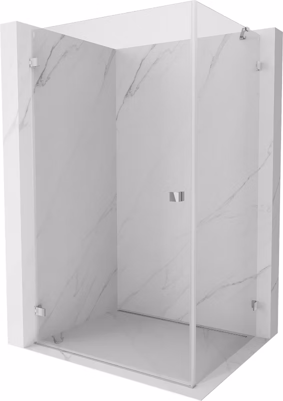 Kabina prysznicowa uchylna Mexen Lunar-B transparent 90×80 cm 1 szt.