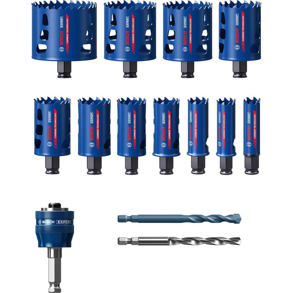 Zestaw otwornic Bosch EXPERT Tough Material 20-76 mm 14 el. 2608900447