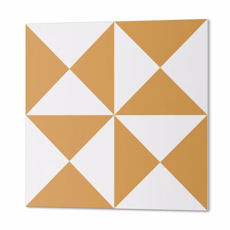 Komplet Kafelków PCV ArtPrintCave 30×30 cm Geometryczny wzór trójkątów 9 szt.