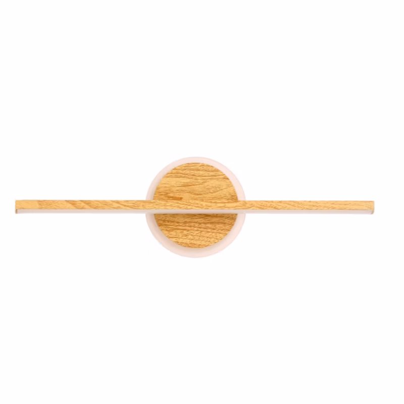 Kinkiet stick Candellux Batuta drewniany LED 10W 3000K 420lm IP20 wym:17,5×20,5×15,5cm – 1 szt.