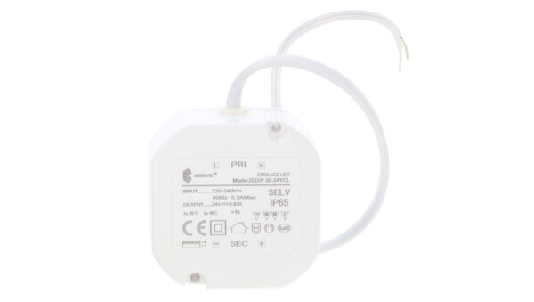 Zasilacz LED 24V DC 20W 0,83A IP65 /z zabezpieczeniami/ ZLDP 20-24YCL 19724-9020