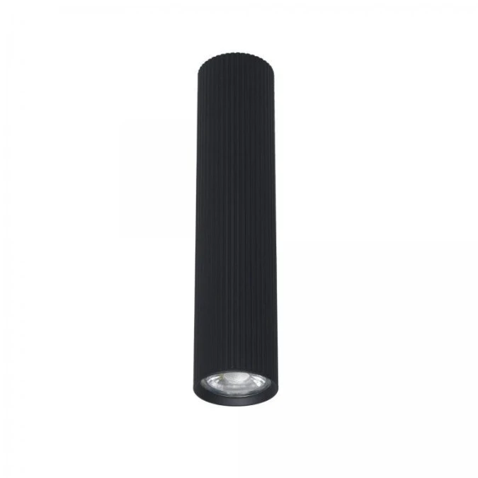 Spot tuba natynkowa czarna 24cm TUNE GU10 10026 TK Lighting