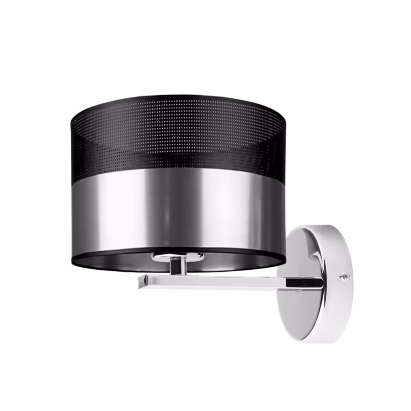 Kinkiet Volta Light Factory Simple Chrom/Srebrny Abażur 1xE27 1szt.