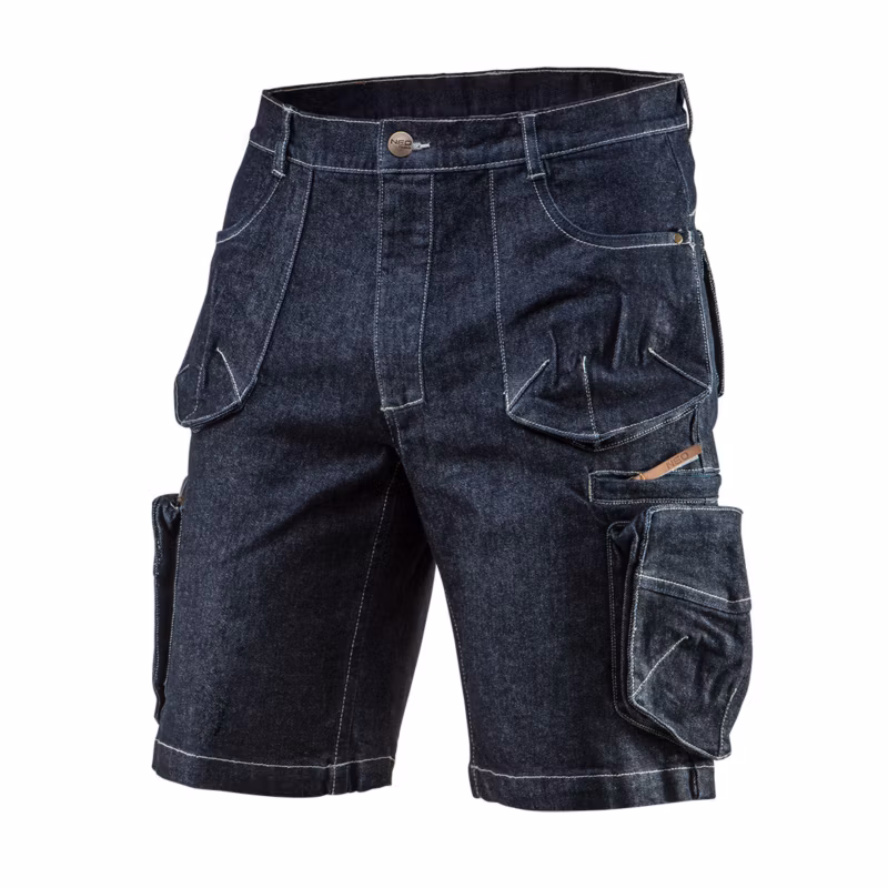 Krótkie spodenki unisex NEO TOOLS S NEO DENIM 1 szt.