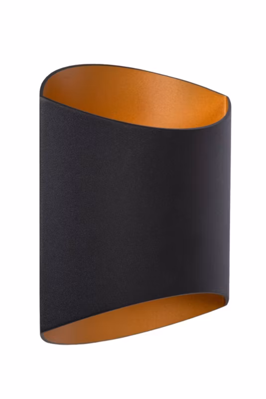 Kinkiet ścienny Lucide Diletta czarno-złoty-odcienie złota 1 x G9 x 40W IP20 wym: 18 x 16 x 8 cm – 1 szt.