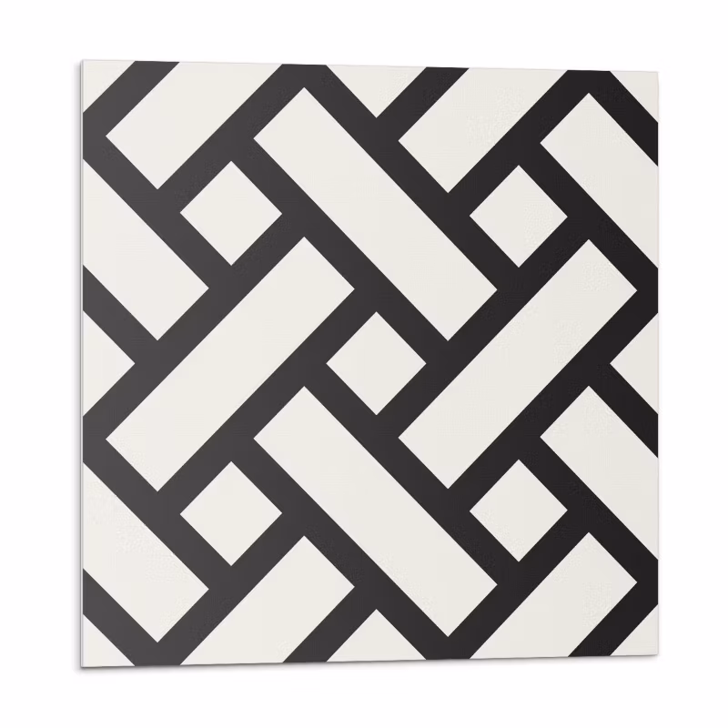 Kafelki samoprzylepne Wallfluent 30×30 cm Geometryczne sploty w unikalnym stylu 9 szt.