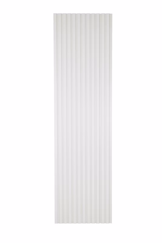 Lamele Ścienne Białe na Białej Płycie SunWood 275x55cm Panel Dekoracyjny 1 szt.