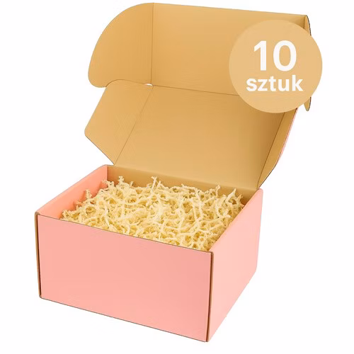 Karton fasonowy NEOPAK 185x155x128 mm różowy 10 szt.