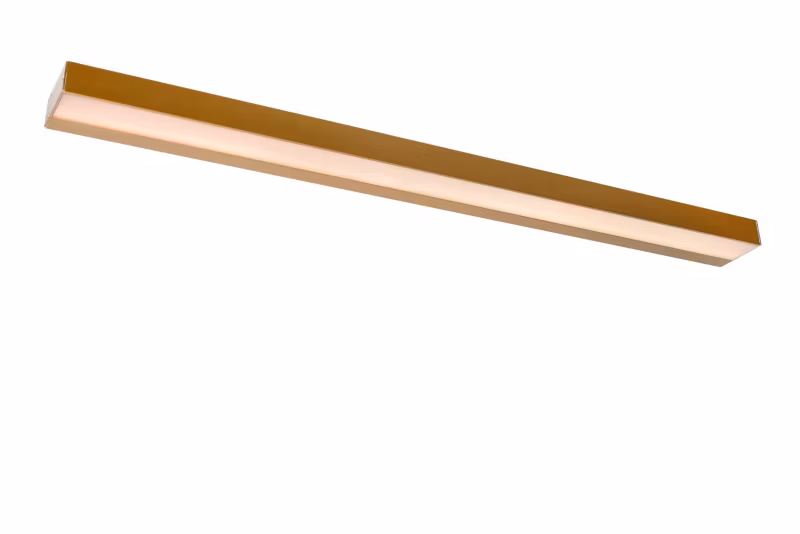 Kinkiet ścienny Lucide Alexa złoto-odcienie złota-biały do łazienki LED 13W 3000K 1400lm IP44 wym: 3,6 x 90 x 8 cm – 1 szt.