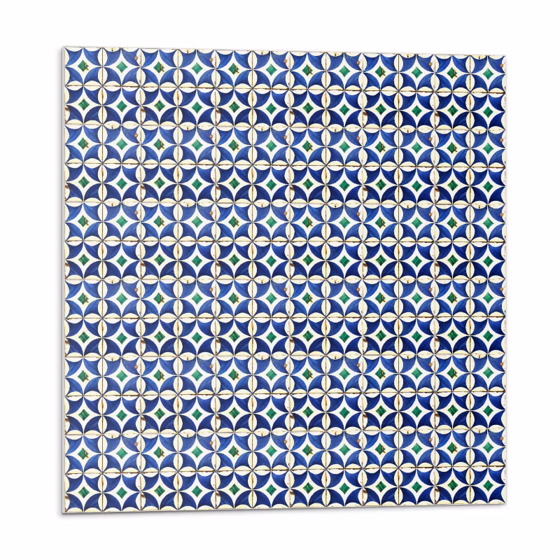 Kafelki samoprzylepne Wallfluent 50×50 cm Wzór kafli w geometrycznym stylu 4 szt.