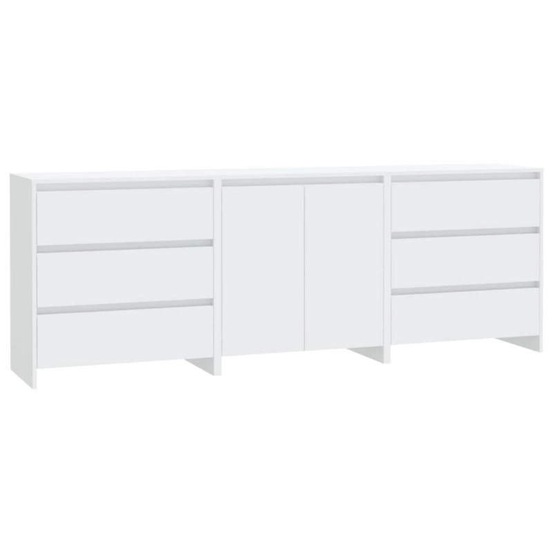 Kredens vidaxl 3098065 biały 3 szt