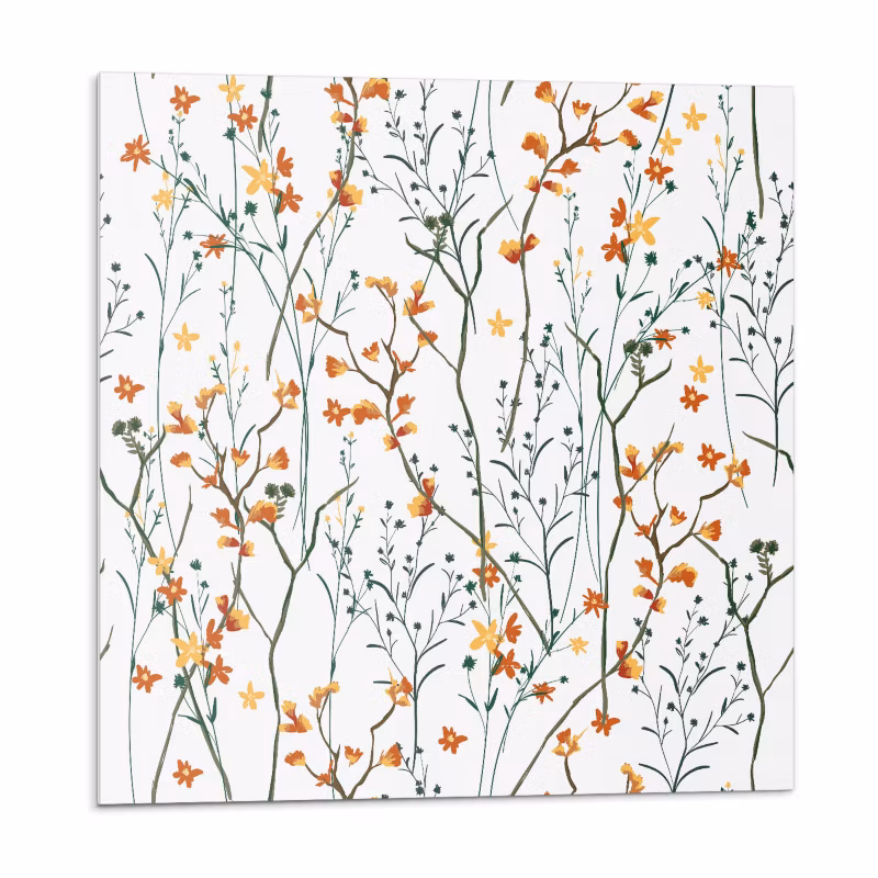 Kafelki samoprzylepne Wallfluent 20×20 cm Wzór florystyczny 20 szt. 4070095562413