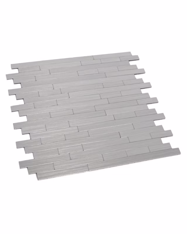 Kafelki ścienne samoprzylepne płytki Mazovia 29,8 x 30,2 cm odporne na zachlapania, geometryczne Szare 1 szt.
