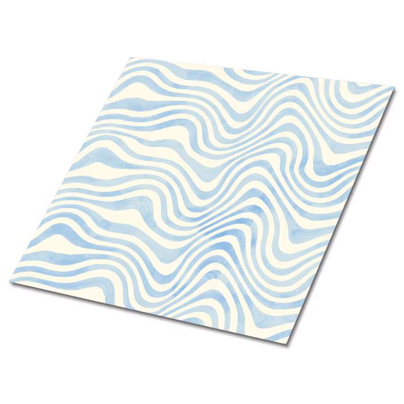 Kafelki samoprzylepne Tulup 30×30 cm Streszczenie fale 9 szt.