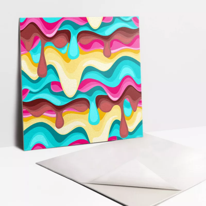 Kafelki samoprzylepne Tulup 30×30 cm Cukierkowy lukier 9 szt.