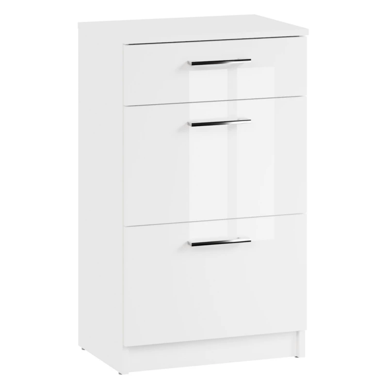 Komoda łazienkowa MyFurni 50 cm biała połysk stojąca 1 szt. 5905369502705