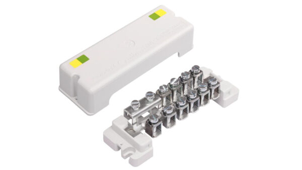 Szyna wyrównawcza do wyrównania potencjału 10×4-35mm2, 1x 30x4mm bednarka SWP-G1 A14-6108