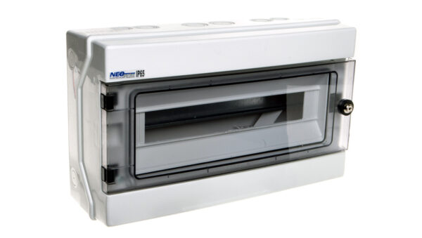 Rozdzielnica hermetyczna modułowa (500V AC ,1000V DC) 1×18 natynkowa IP65 RH-18/Z (z zamkiem) 36.19