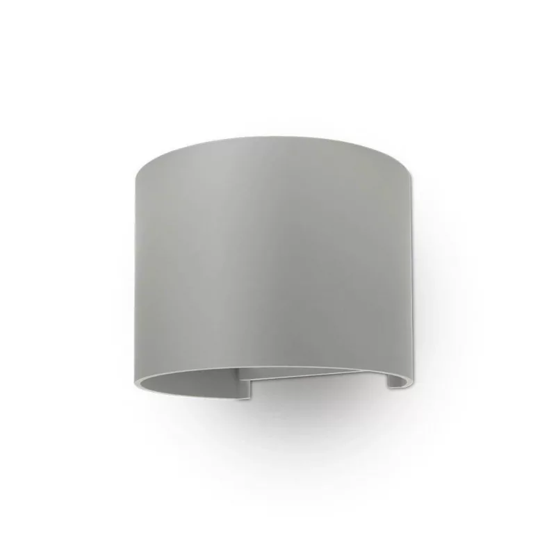 Kinkiet ścienny zewnętrzny V-TAC szary LED 6W 4000K 660lm IP65 wym: 10 x 13,6 cm aluminium – 1 szt.