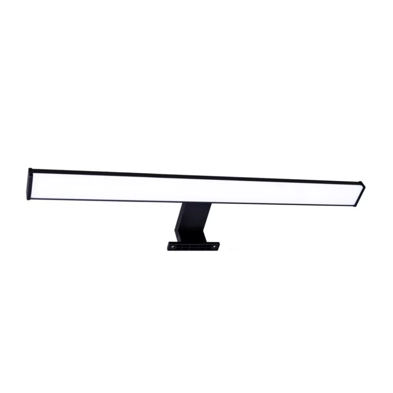 Kinkiet ścienny Polux Elba czarno-biały nad lustro LED 12W 4000K 1350lm IP44 wym: 4,4 x 60 x 11,2 cm – 1 szt.
