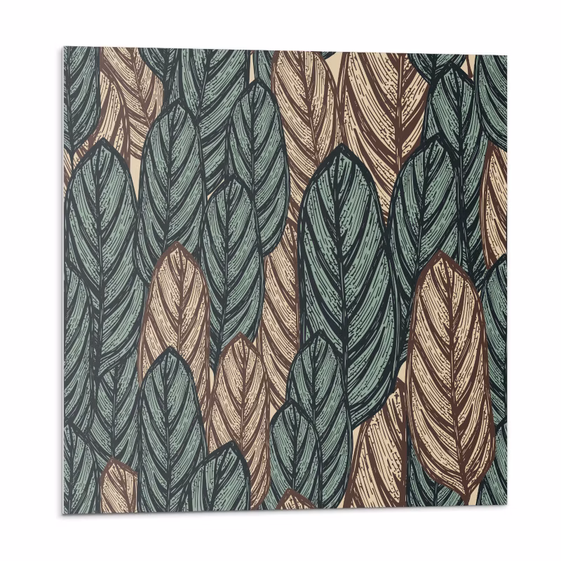Kafelki samoprzylepne Wallfluent 30×30 cm Design liści 9 szt.
