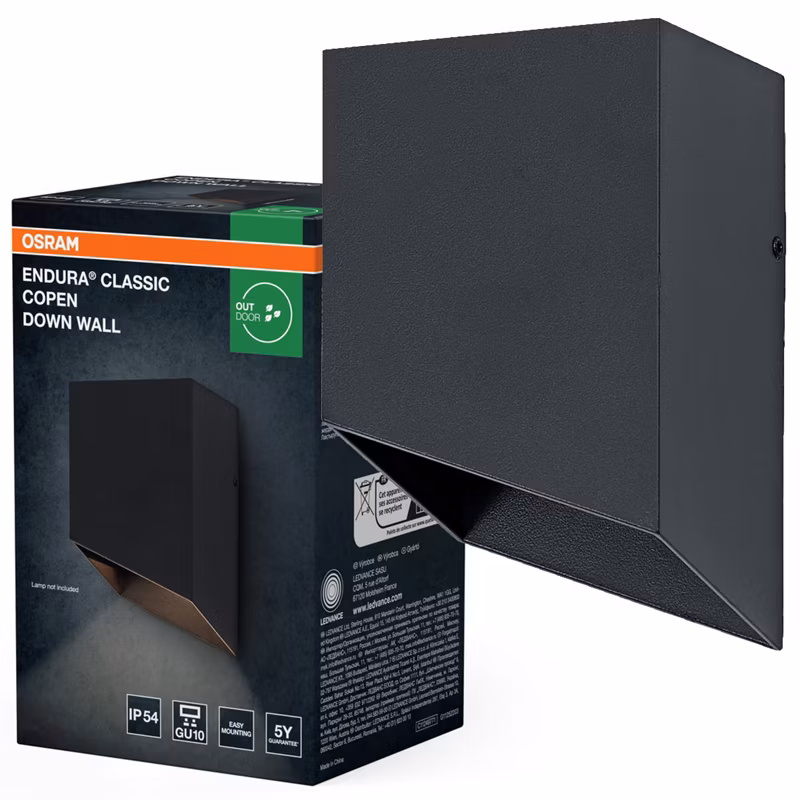 Kinkiet Ogrodowy Endura Osram Lampa Zewnętrzna LED Szary IP54 1 szt.
