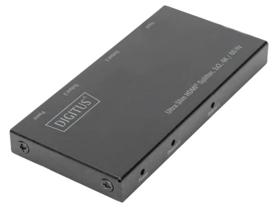 Rozgałęźnik HDCP 2.2,HDMI 2.0 czarny HDMI gniazdo x2 DS‑45322