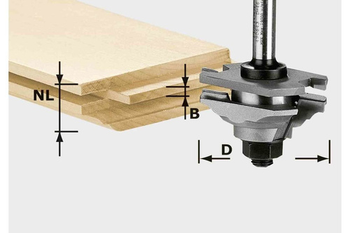 Frez profilowy HW S8 D46 x D12-FD Festool 490643