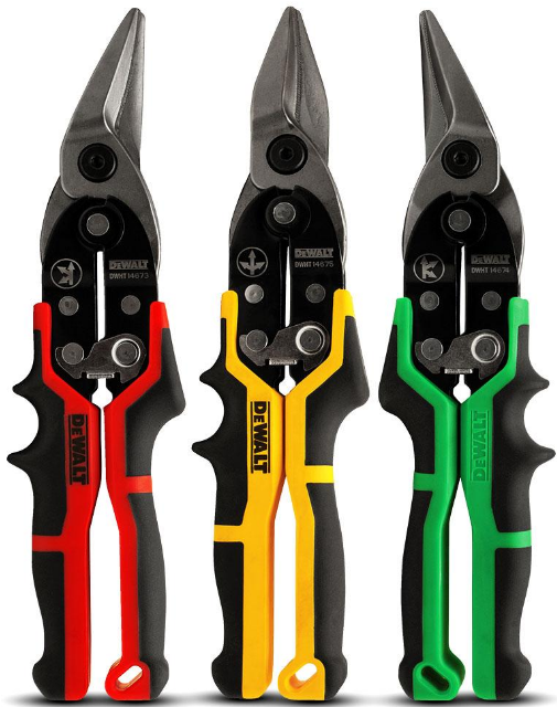 Nożyce typu ergo 3 szt. DeWALT DWHT14676-0