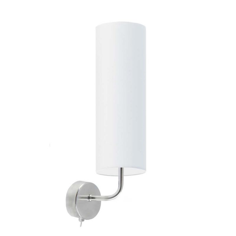 Kinkiet Volta Light Factory Bell Biały Abażur 1xE27 1szt.