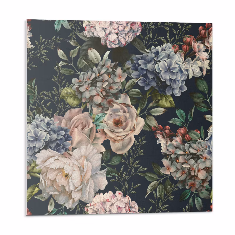 Kafelki samoprzylepne Wallfluent 50×50 cm Roślinny wzór 4 szt.