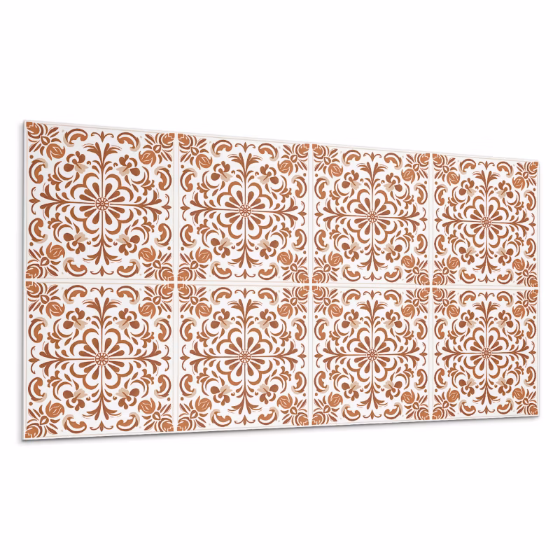 Kafelki samoprzylepne Wallfluent 40×20 cm Ornamenty z motywem kwiatowym 10 szt.
