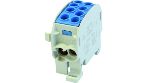 Blok rozdzielczy – odgałęźny Al/Cu SCB 35 (80210) SIMBLOCK niebieski 81502003