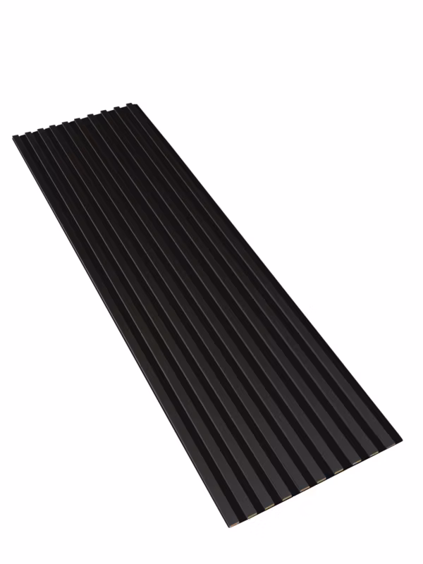 Lamele na Czarnym Filcu Ścienne SunWood 275x58cm Panel Dekoracyjny Czarne 1 szt.