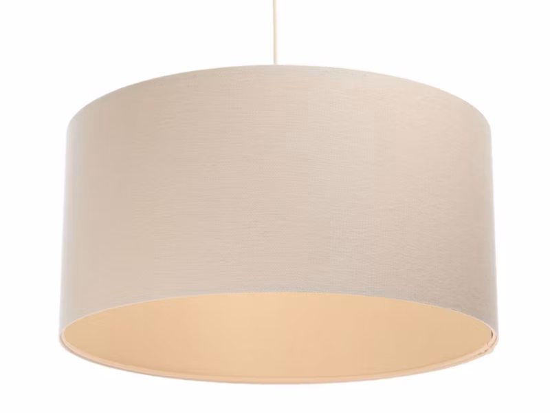 Lampa Bps Koncept wisząca BOHO LEN 60 kremowa 1 szt