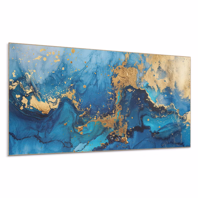 Kafelki samoprzylepne Wallfluent 60×30 cm Wodny wzór w stylu abstrakcyjnym 6 szt.