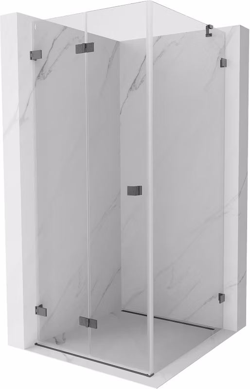 Kabina prysznicowa Mexen Lunar-F gun gray 80×80 cm 836-080-080-66-00-L 1 szt.