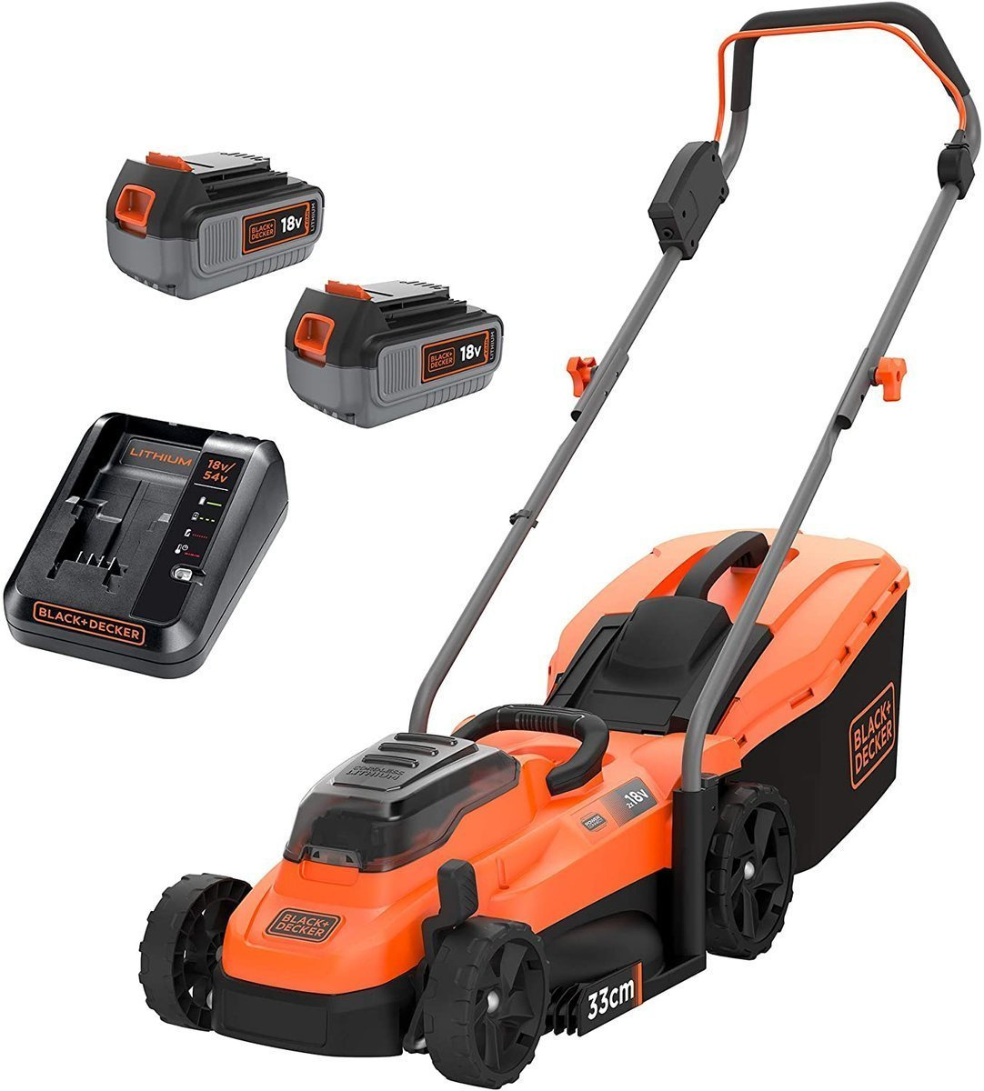 Akumulatorowa kosiarka 33 cm BCMW3318L2-QW Black&Decker