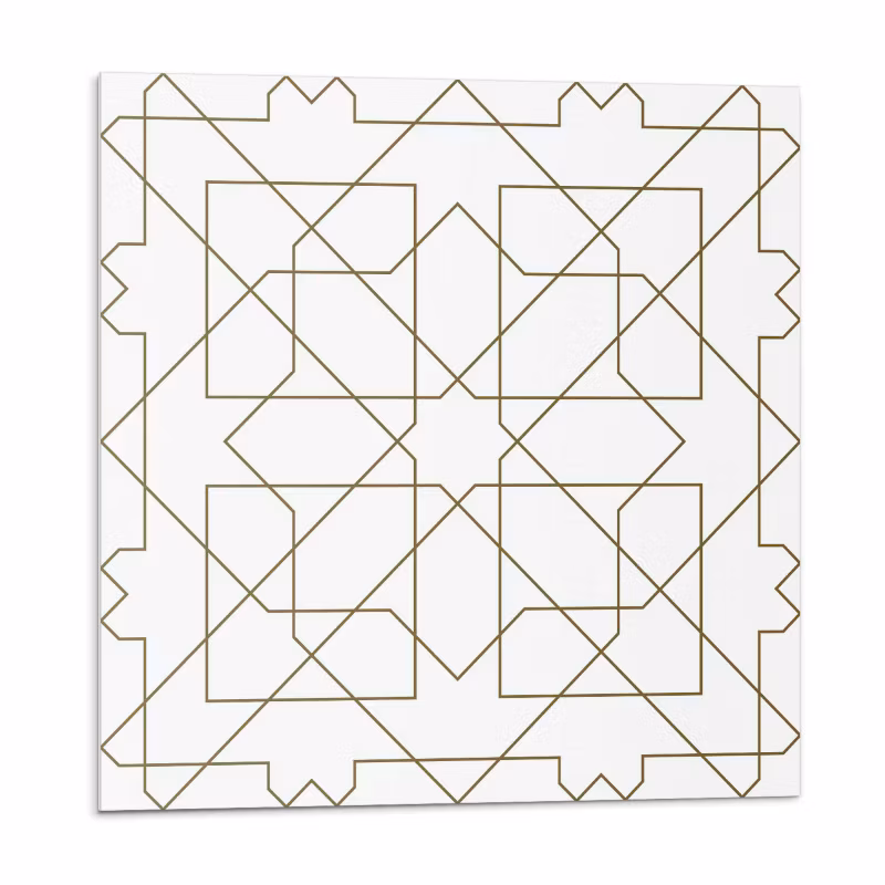 Kafelki samoprzylepne Wallfluent 50×50 cm Wzór linii w formie geometrycznej 4 szt.