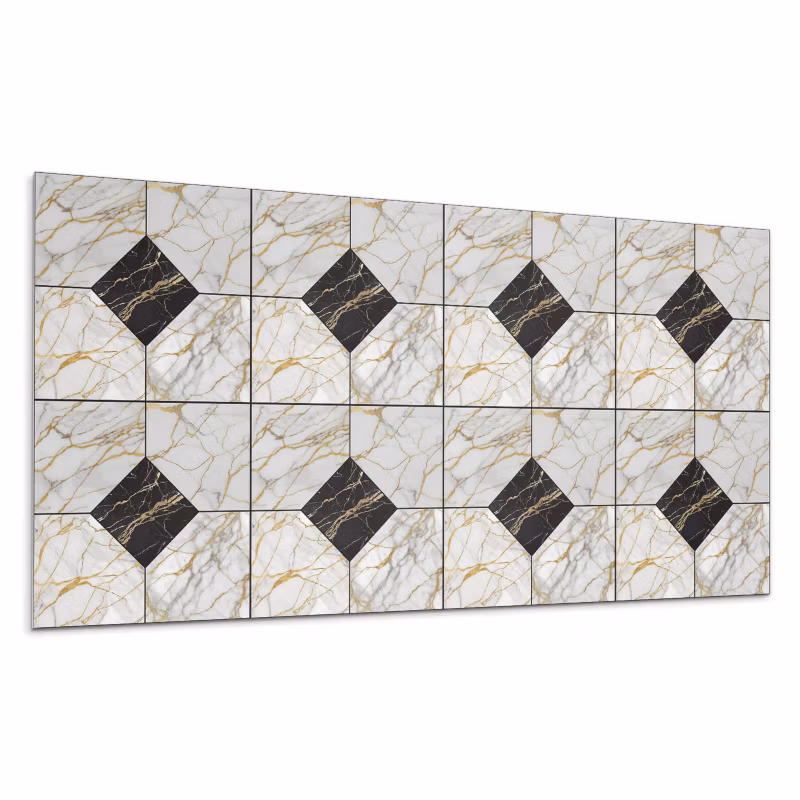Kafelki samoprzylepne Wallfluent 40×20 cm Luksusowy wzór marmurów 10 szt.