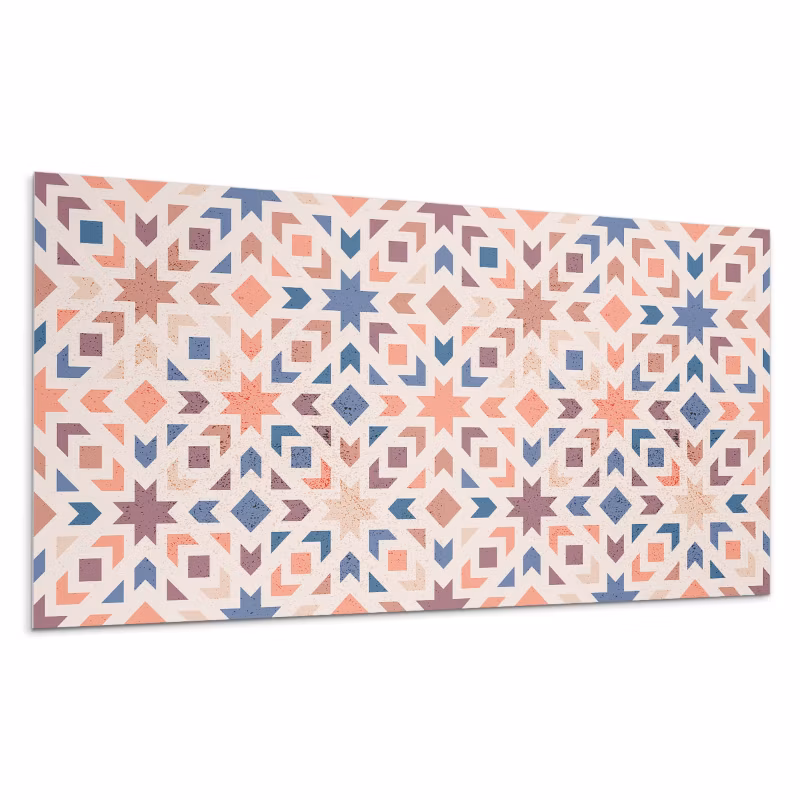 Kafelki samoprzylepne Wallfluent 60×30 cm Zgodność wzorów geometrycznych 6 szt.