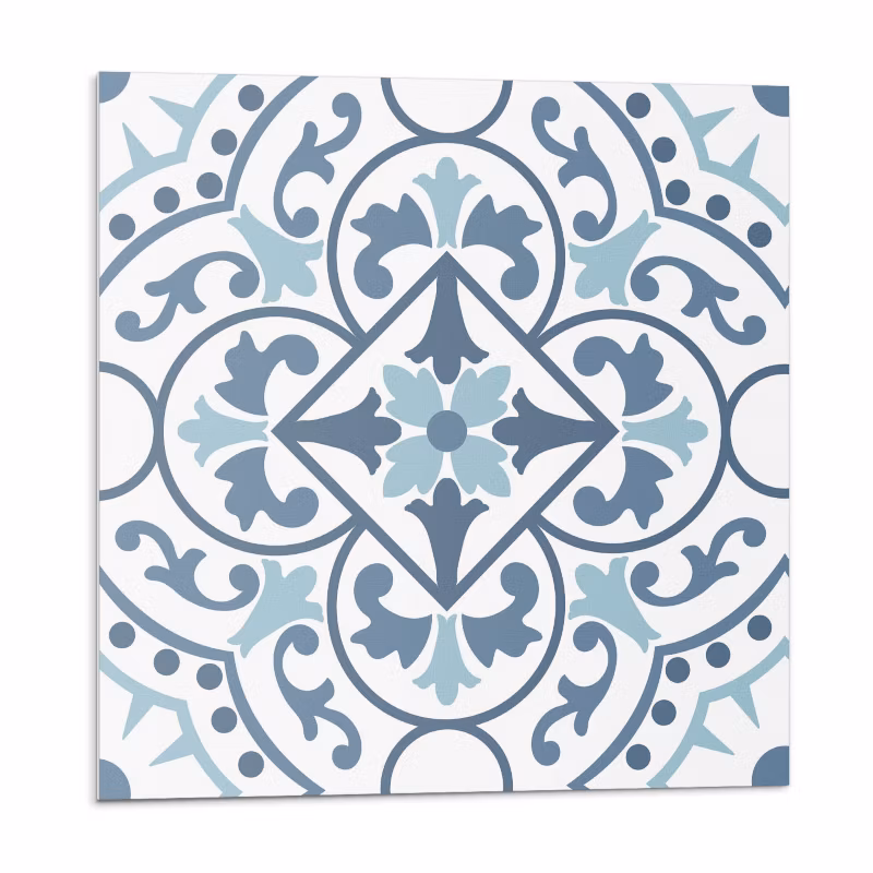 Kafelki samoprzylepne Wallfluent 50×50 cm Ornamenty roślinne z florystycznym akcentem 4 szt.