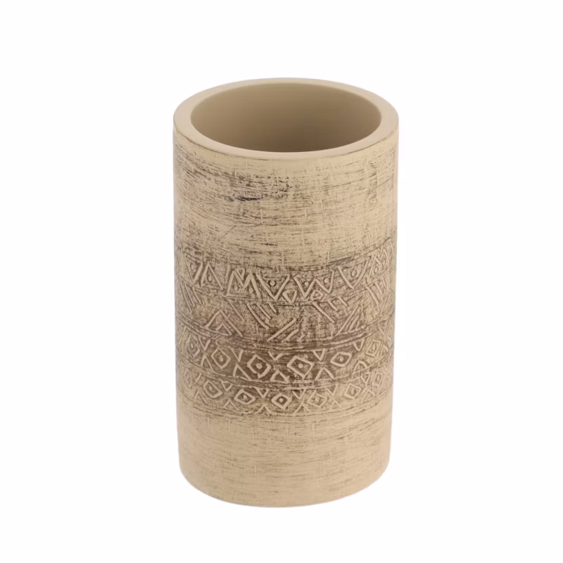 Kubek łazienkowy Klass Natural TENDANCE beżowy cementowy 200 ml 1 szt.