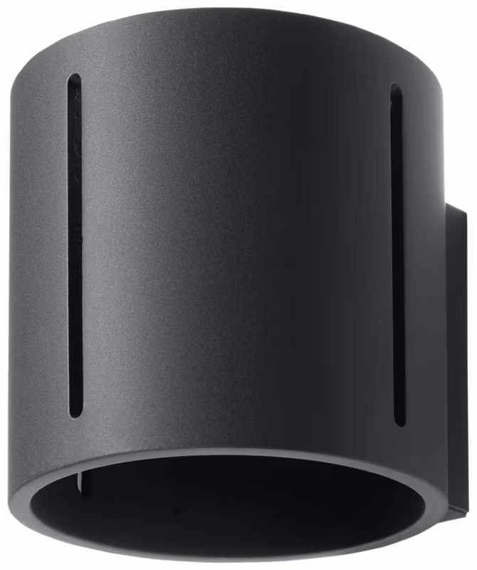 Kinkiet ścienny Sollux Lighting Inez czarny 1 x G9 x 40W IP20 wym: 10 x 12 x 12 cm – 1 szt.