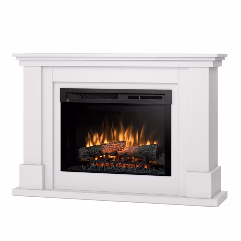 Kominek elektryczny Warmtec Luena 26″ XHD 1400W funkcja grzania LED biały mat 1 szt.