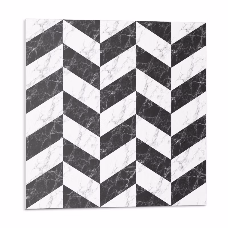 Kafelki samoprzylepne Wallfluent 30×30 cm Stylowy wzór jodełkowy 9 szt.